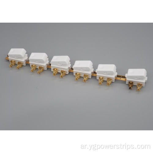6H LED مفتاح متكامل متعدد القطب LED
